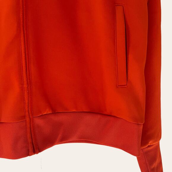 H&M Orange Red Zip Up Long Sleeve Track Jacket Size M - Picture 4 of 8